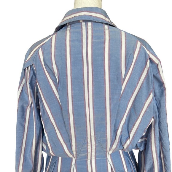PALMER//HARDING Sunda Cinched-Waist Striped Shirt - Picture 6 of 8